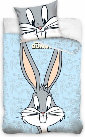 Babydekbedovertrek Bugs Bunny - 100x135 cm - Katoen